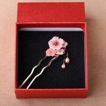 Load image into Gallery viewer, U-shaped hairpin female Chinese wind plate hair Sen Han clothing headdress female Korean hair accessories hairpins ancient style
