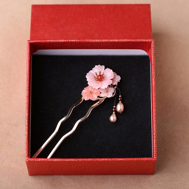 U-shaped hairpin female Chinese wind plate hair Sen Han clothing headdress female Korean hair accessories hairpins ancient style